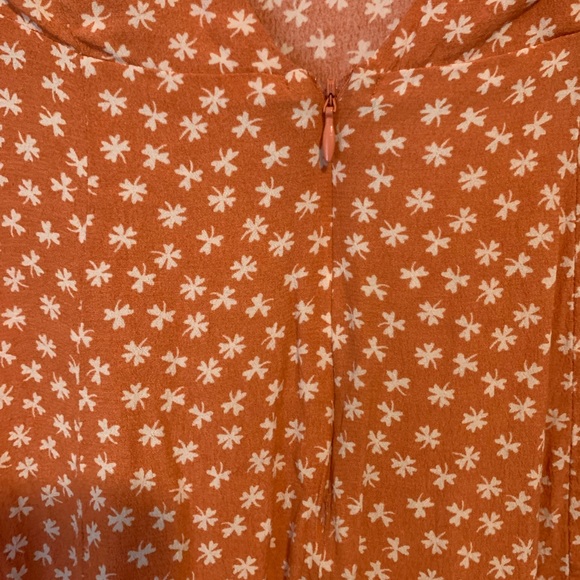 Forever 21 Dresses Orange Dress Forever 2 Dress Boho Dress Poshmark